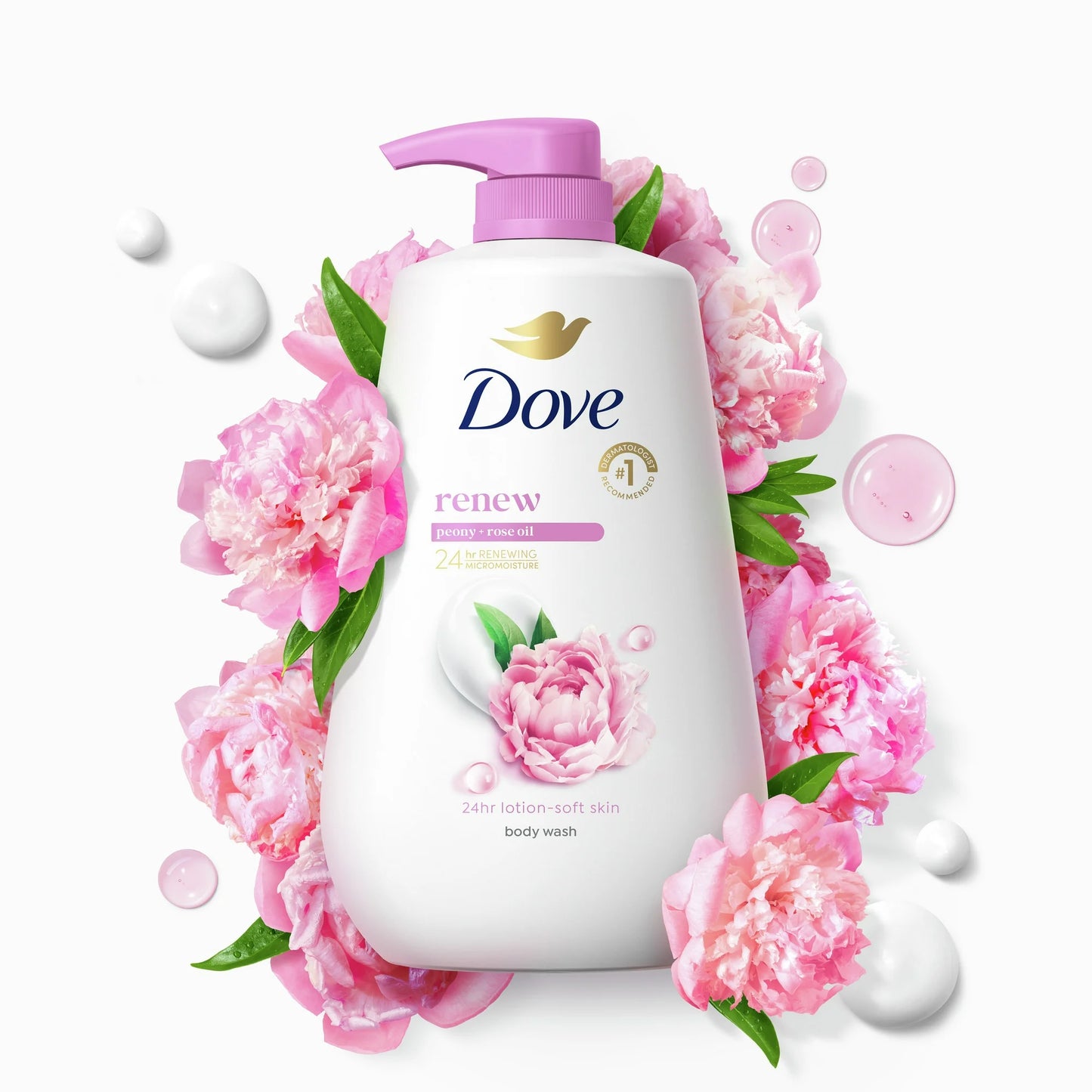 Moisturizing Renew Peony & Rose Oil Cleanser All Skin - PREVENTA