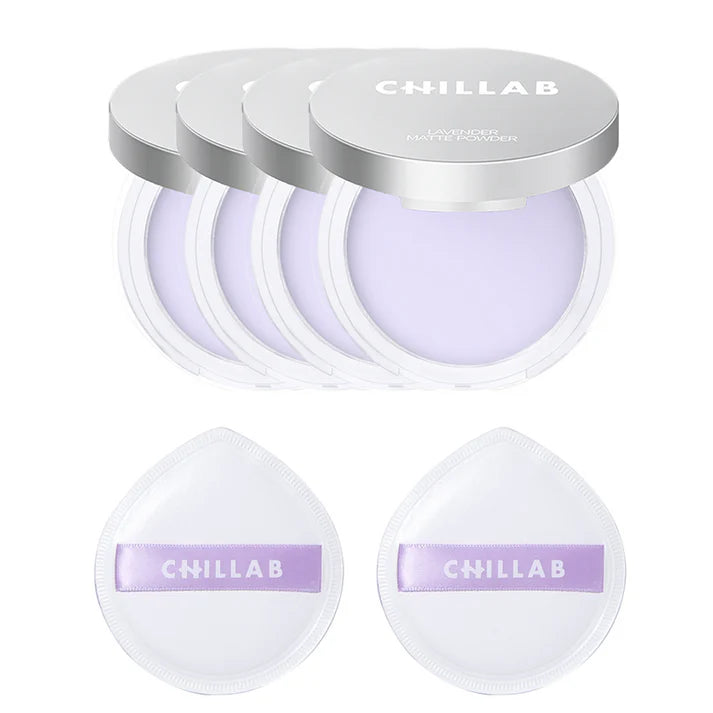Conjunto especial de Chillab - 4 polvo mate de lavanda y 2 bocanadas nubladas extra grandes Preventa