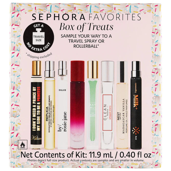 Box of Treats Mini Perfume Sampler Set w/ Redeemable Voucher - PREVENTA