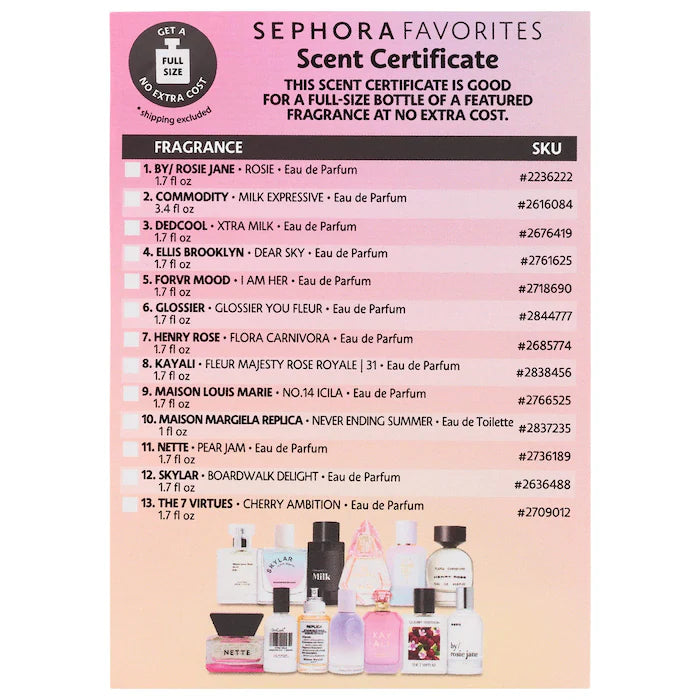 Next Big Thing Perfume Sampler Set w/ Redeemable Voucher - PREVENTA