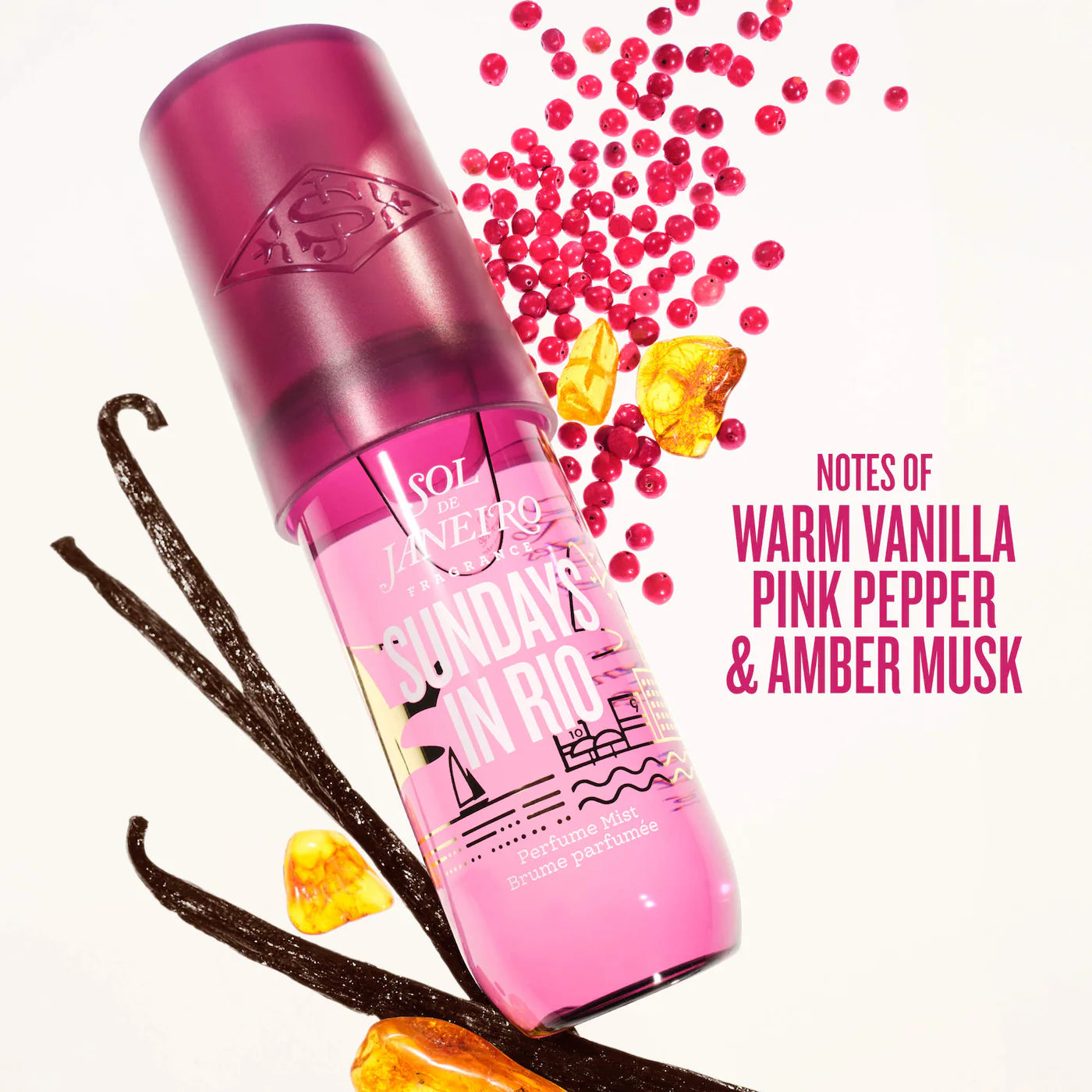 Sundays in Rio Warm Vanilla Hair & Body Perfume Mist Preventa