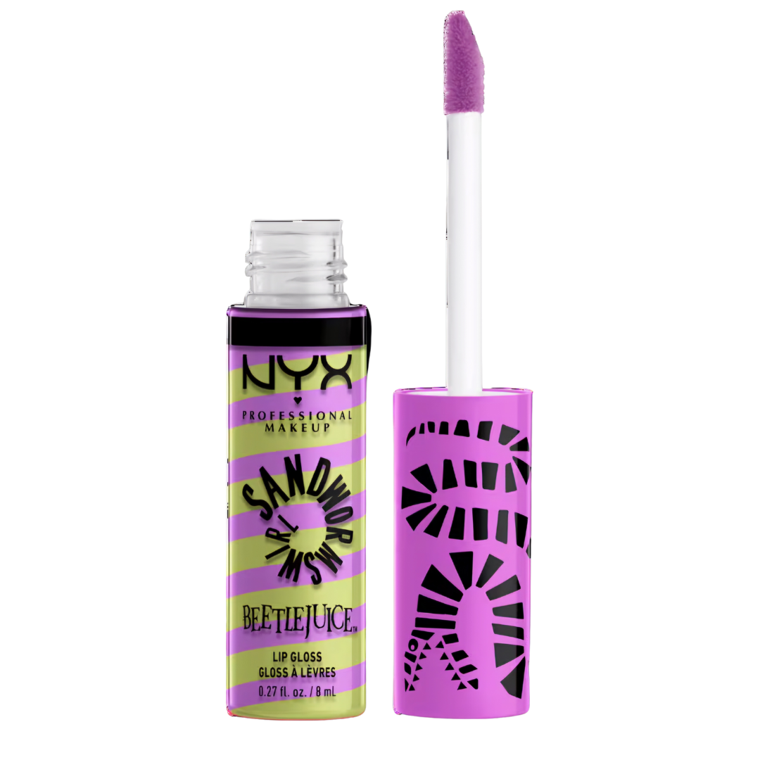 Limited Edition Beetlejuice Beetlejuice Sandworm Swirls Butter Gloss Non-Sticky Lip Gloss - PREVENTA