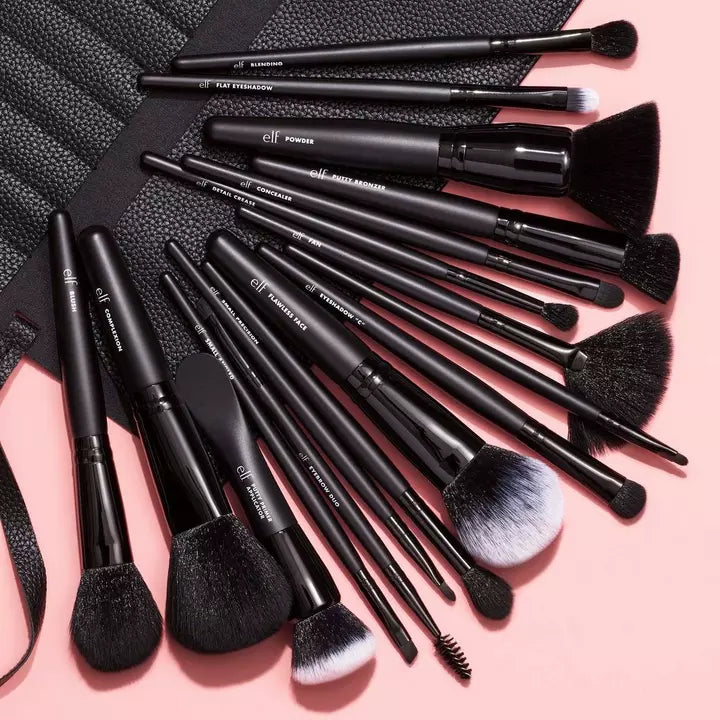 Ultimate Makeup Brush Set & Travel Roll