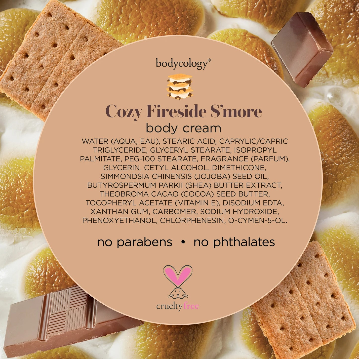 Shea Butter Body Cream, Cozy Fireside S'more - PREVENTA