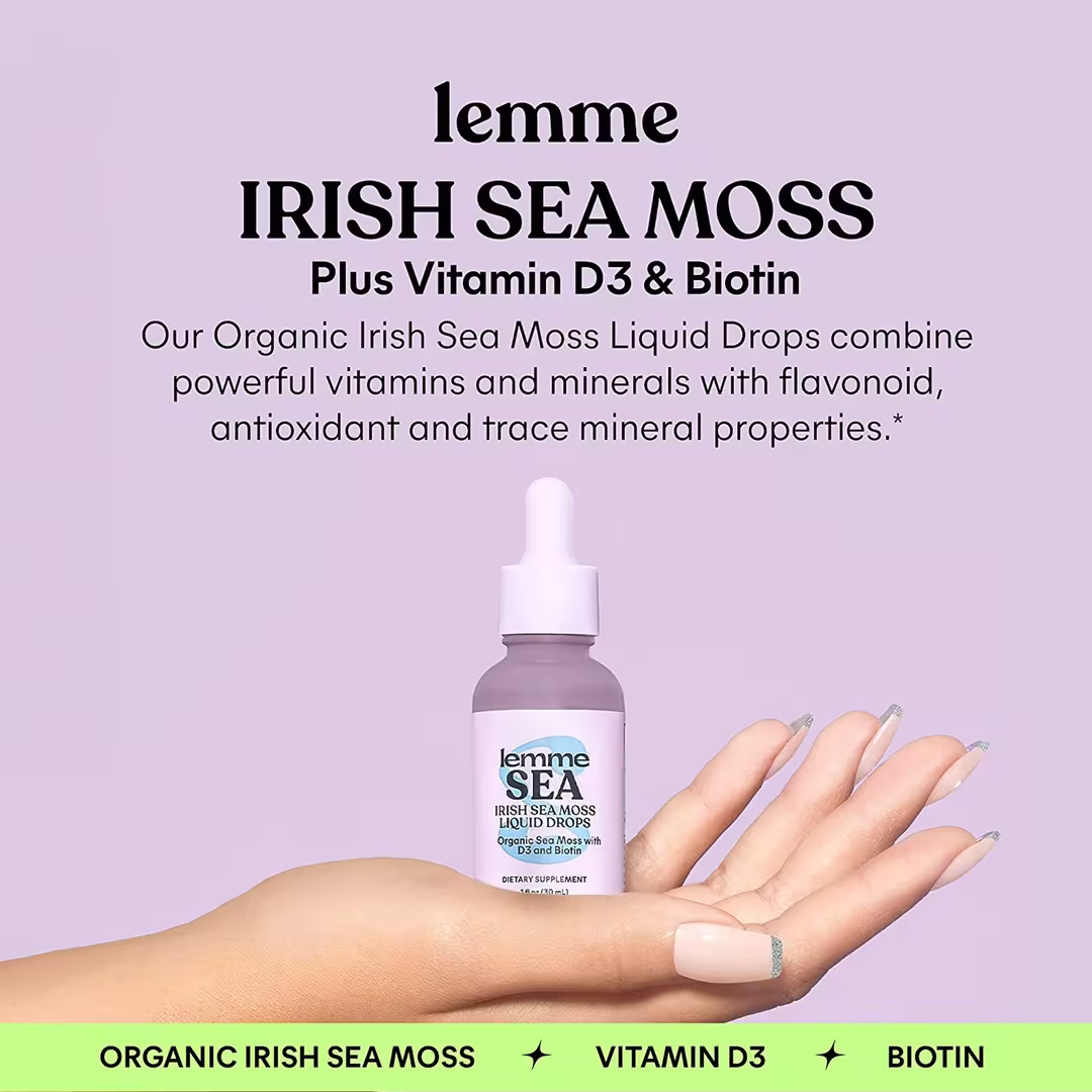 Sea Moss: Irish Sea Moss Beauty Liquid Drops