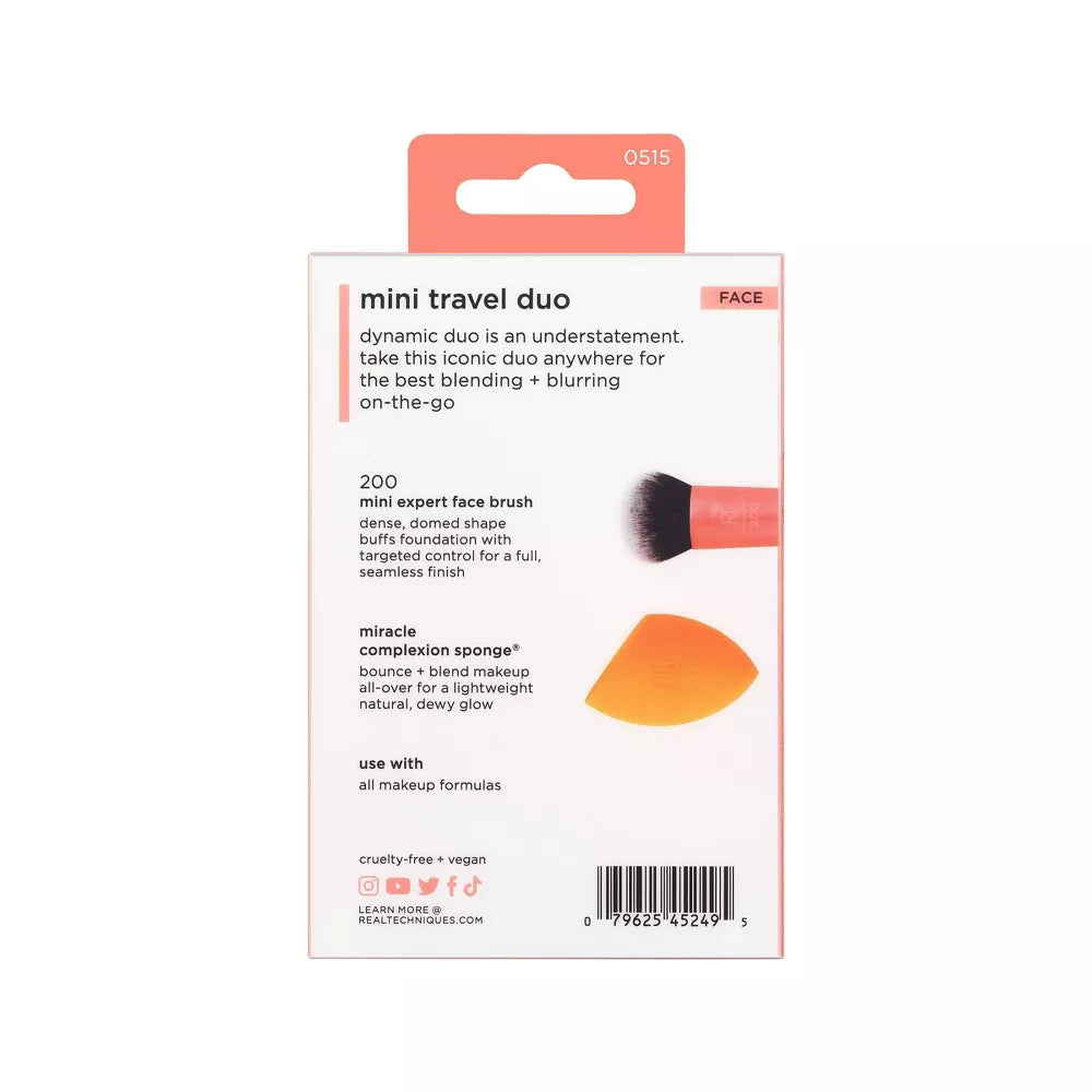 Real Techniques Mini Brush and MCS Sponge Duo