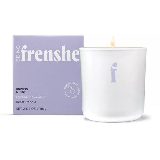 Reset Candle with Essential Oils to Calm & Relax - Lavender Cloud - PREVENTA