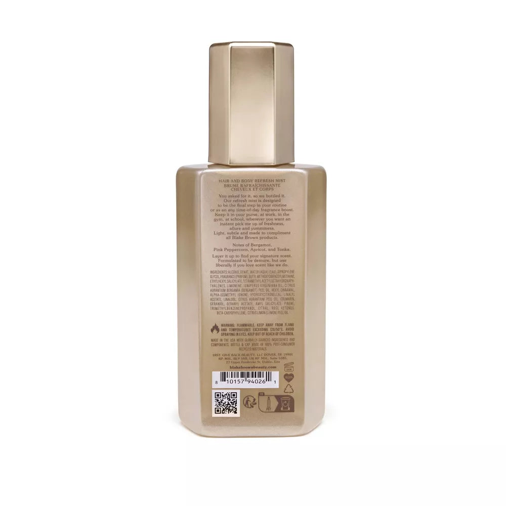 Bergamot Woods Hair and Body Refresh Mist - 5 fl oz
