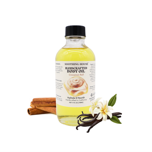 Handcrafted Cinnamon Roll Body Oil
