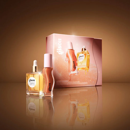 Glossy & Glazed Hair & Lip Oil Gift Set Preventa