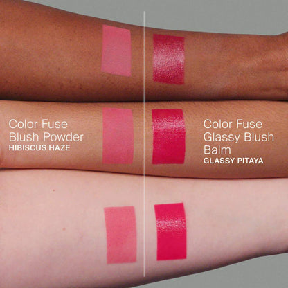 Color Fuse Glassy Blush Balm Stick + Powder Blush Set