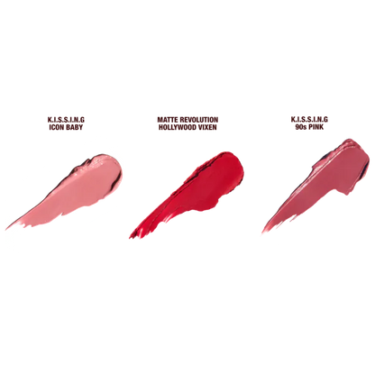 Mini Iconic Hollywood Lipstick Trio Set