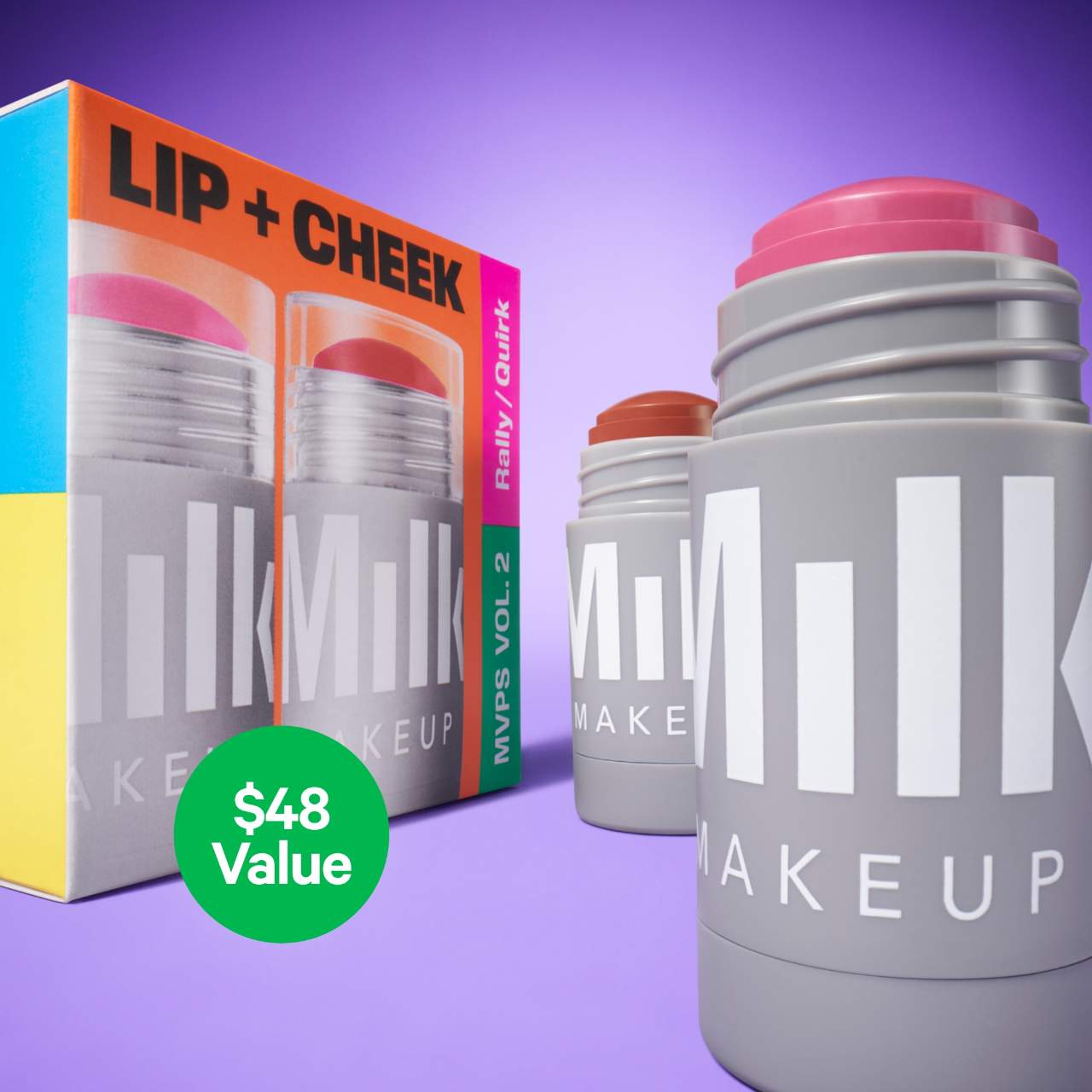 Lip + Cheek MVPs Cream Blush Stick Set Preventa