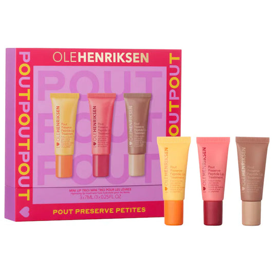 Pout Preserve Petites Mini Lip Trio with Peptides Preventa