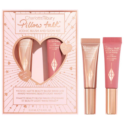 Mini Pillow Talk Iconic Blush and Glow Kit Set Preventa