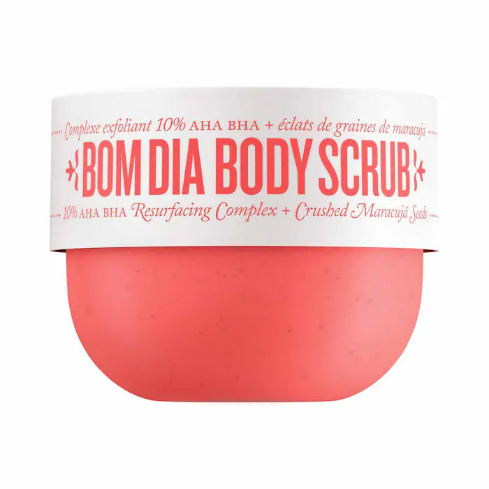 Bom Dia Body Scrub 10% AHA BHA Resurfacing Complex + Crushed Maracujá Seeds - PREVENTA