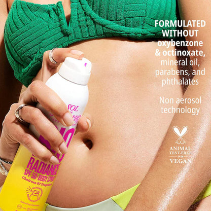 Rio Radiance™ SPF 50 Body Spray Sunscreen with Niacinamide - PREVENTA