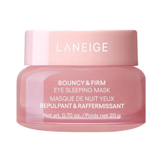 Bouncy & Firm Eye Brightening Sleeping Mask with Peony + Collagen Complex - PREVENTA