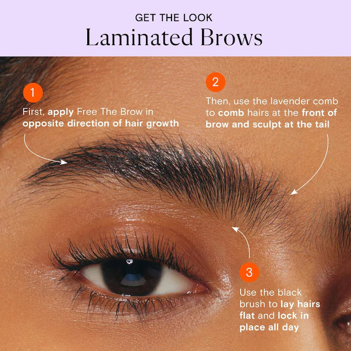 Free The Brow Volumizing & Laminating Brow Gel - PREVENTA