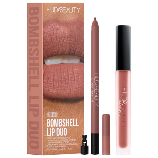 Bombshell Lip Liner and Liquid Lipstick Set - PREVENTA