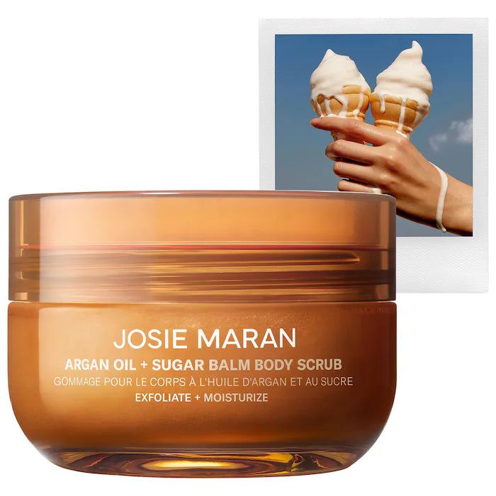 Vanilla Vibezzz - Argan Oil + Sugar Balm Refillable Exfoliating Body Scrub Jar - PREVENTA