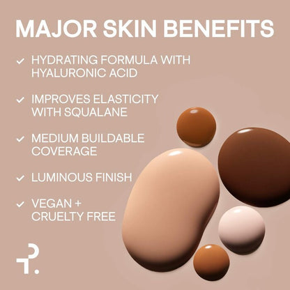 Major Skin Hydra-Luxe Luminous Skin Perfecting Foundation For Natural Glow - PREVENTA