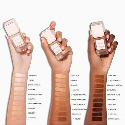 Major Skin Hydra-Luxe Luminous Skin Perfecting Foundation For Natural Glow - PREVENTA