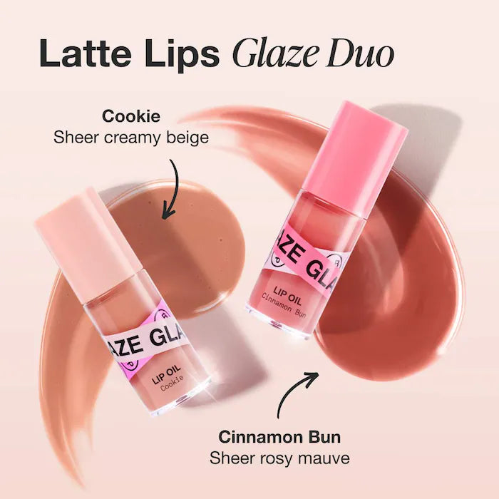 Latte Lips Lip Oil Glaze Duo - PREVENTA