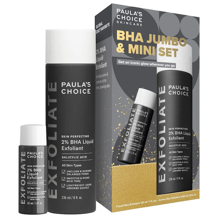 Gold Standard 2% BHA Jumbo & Mini Set for Clear Skin - PREVENTA