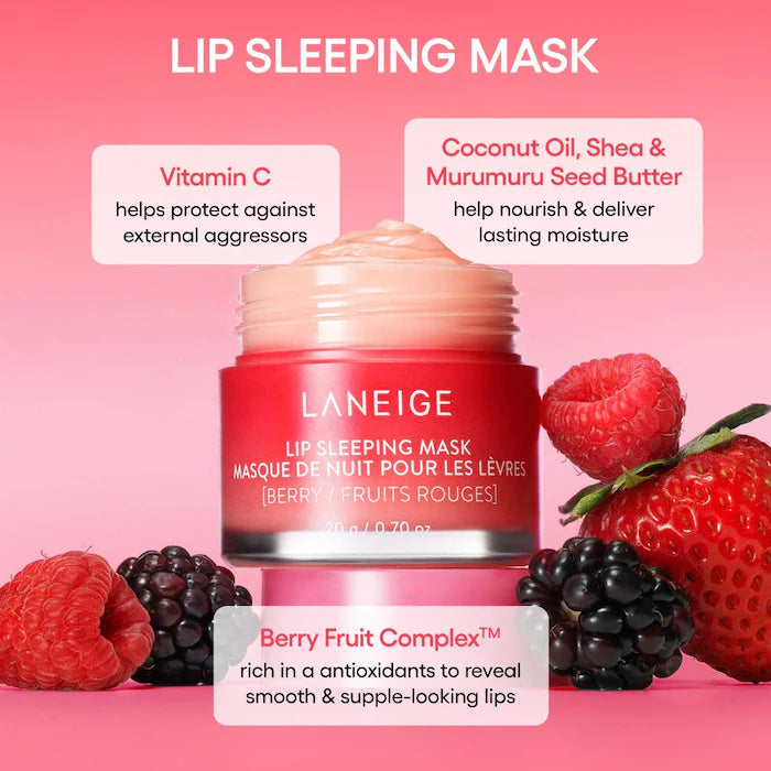 Lip Sleeping Mask Intense Hydration with Vitamin C - PREVENTA