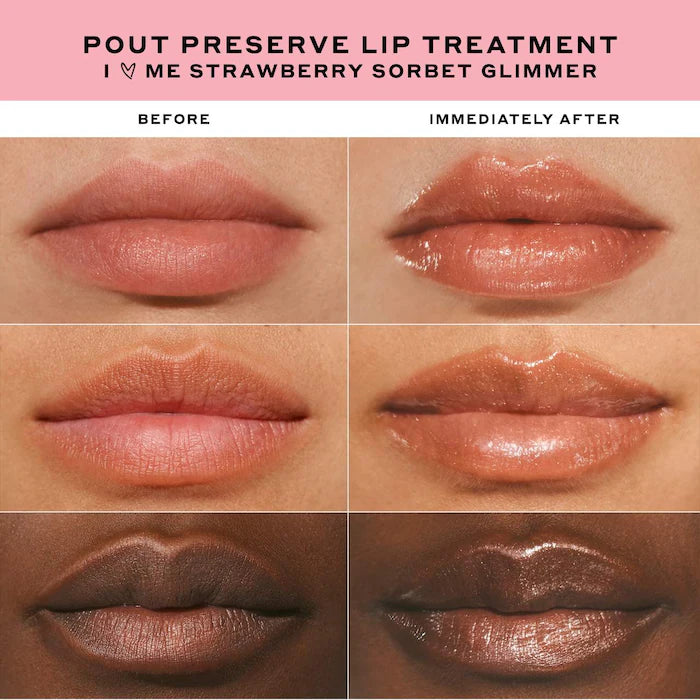 Anine Bing Strawberry Sorbet Pout Preserve Hydrating Peptide Lip Treatment - PREVENTA