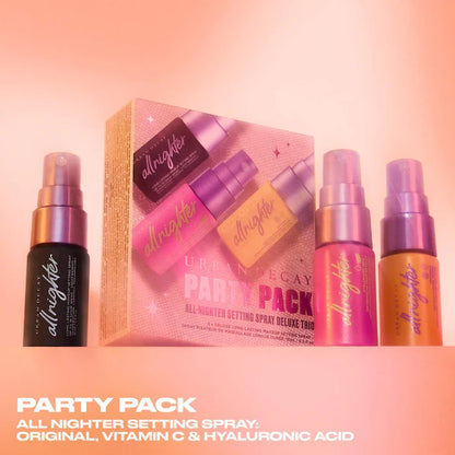 Mini Party Pack All Nighter Setting Spray Trio - Holiday Makeup Set - PREVENTA