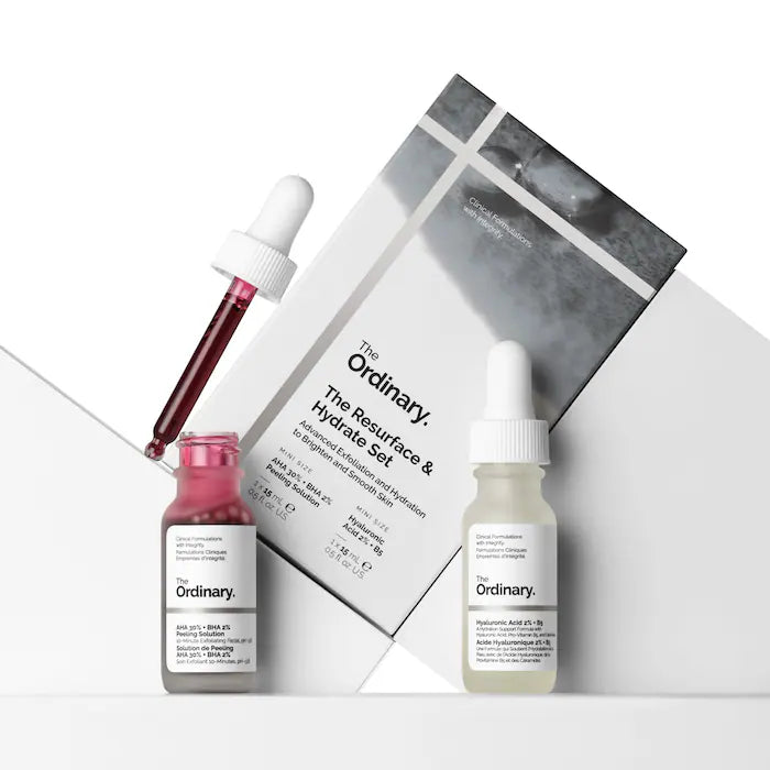 The Resurface & Hydrate Set with Hyaluronic Acid + AHA - PREVENTA