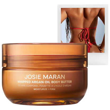 Golden Hour (Amber, White Musk) - Whipped Argan Oil Refillable Firming Body Butter - PREVENTA