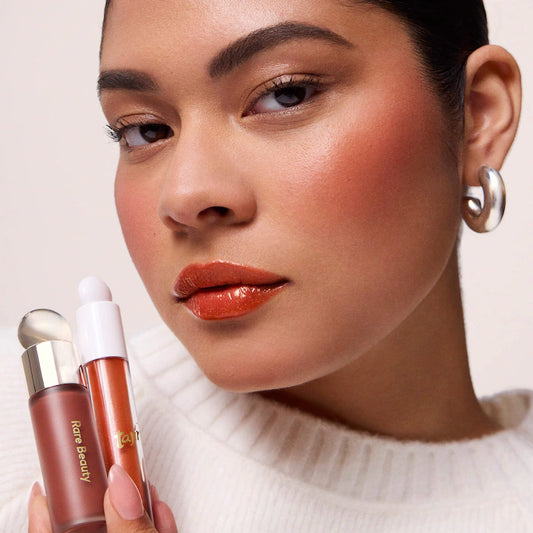 Rare Beauty x Tajin Soft Pinch Liquid Blush & Positive Light Luminizing Lip Gloss Duo Set - PREVENTA