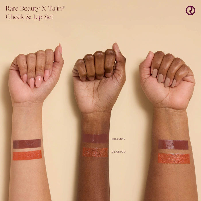 Rare Beauty x Tajin Soft Pinch Liquid Blush & Positive Light Luminizing Lip Gloss Duo Set - PREVENTA