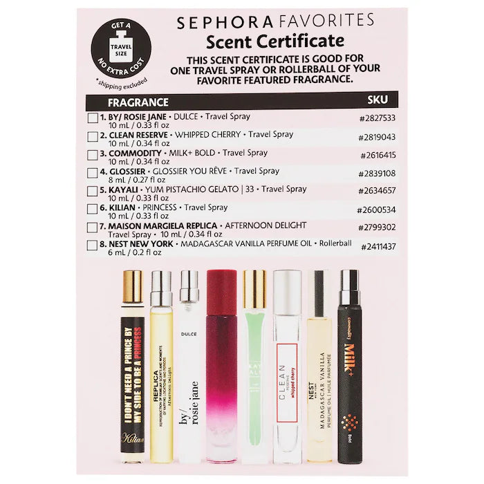 Box of Treats Mini Perfume Sampler Set w/ Redeemable Voucher - PREVENTA