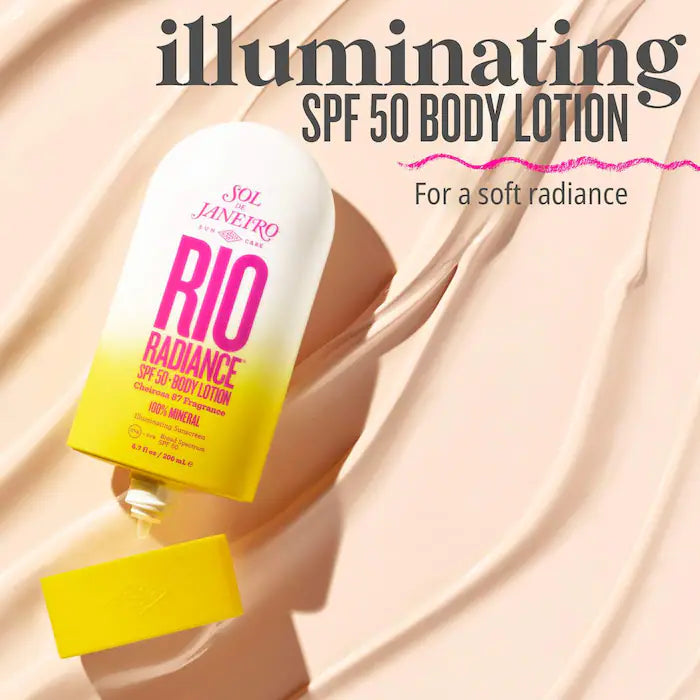 Rio Radiance™ SPF 50 Mineral Body Lotion Sunscreen with Niacinamide Preventa