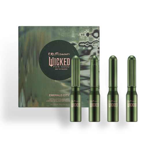 r.e.m. beauty x Wicked Emerald City Metallic Eyeliner Set Preventa