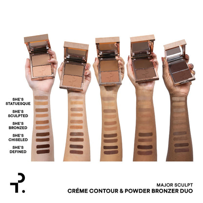 Major Sculpt Creme Contour & Powder Bronzer Duo